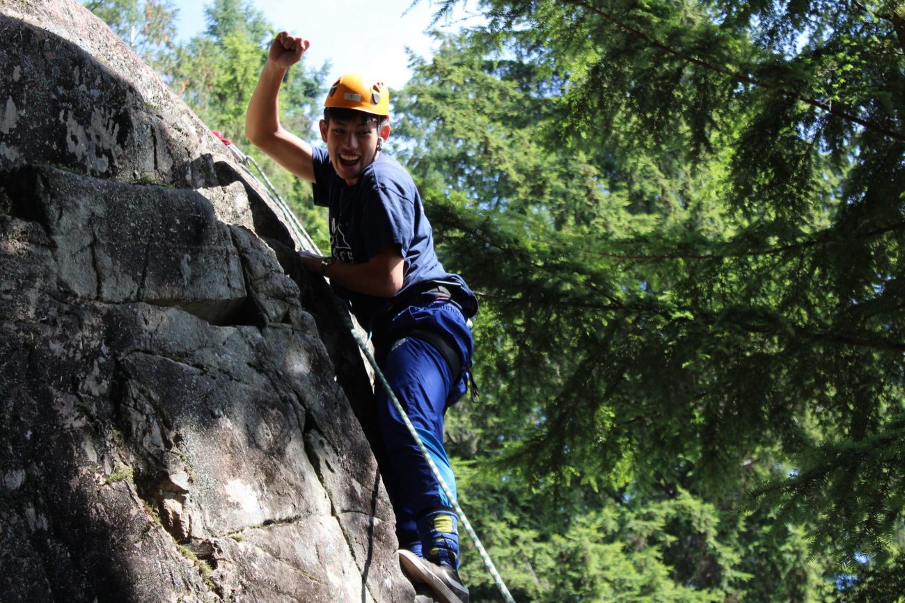 Climbing Rock Wall
